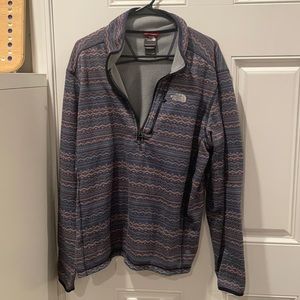 The North Face Men's Printed ¼ Zip Sweatshirt